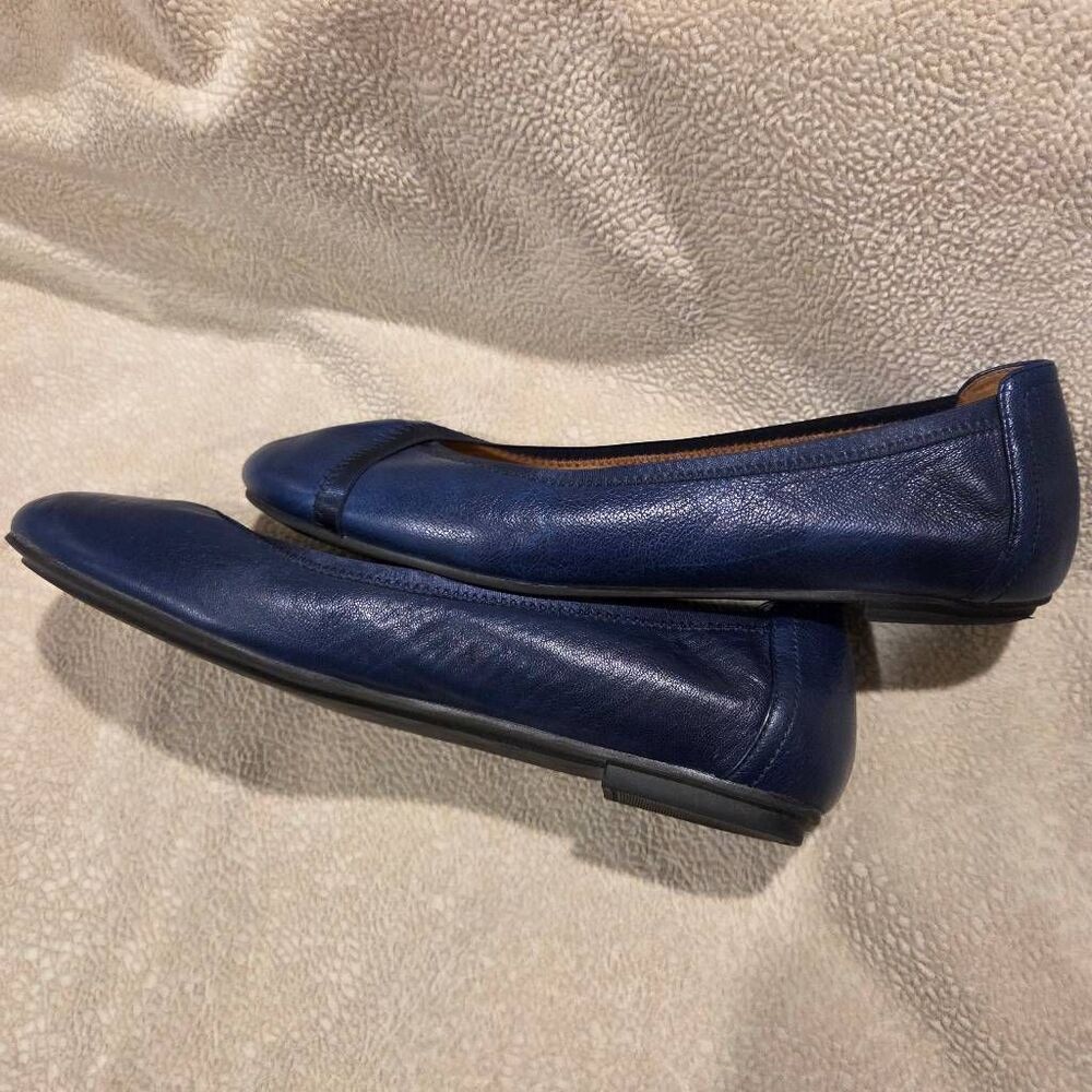 Vionic Caroll leather ballet flats, Navy blue size 8.5 - Picture 4 of 9